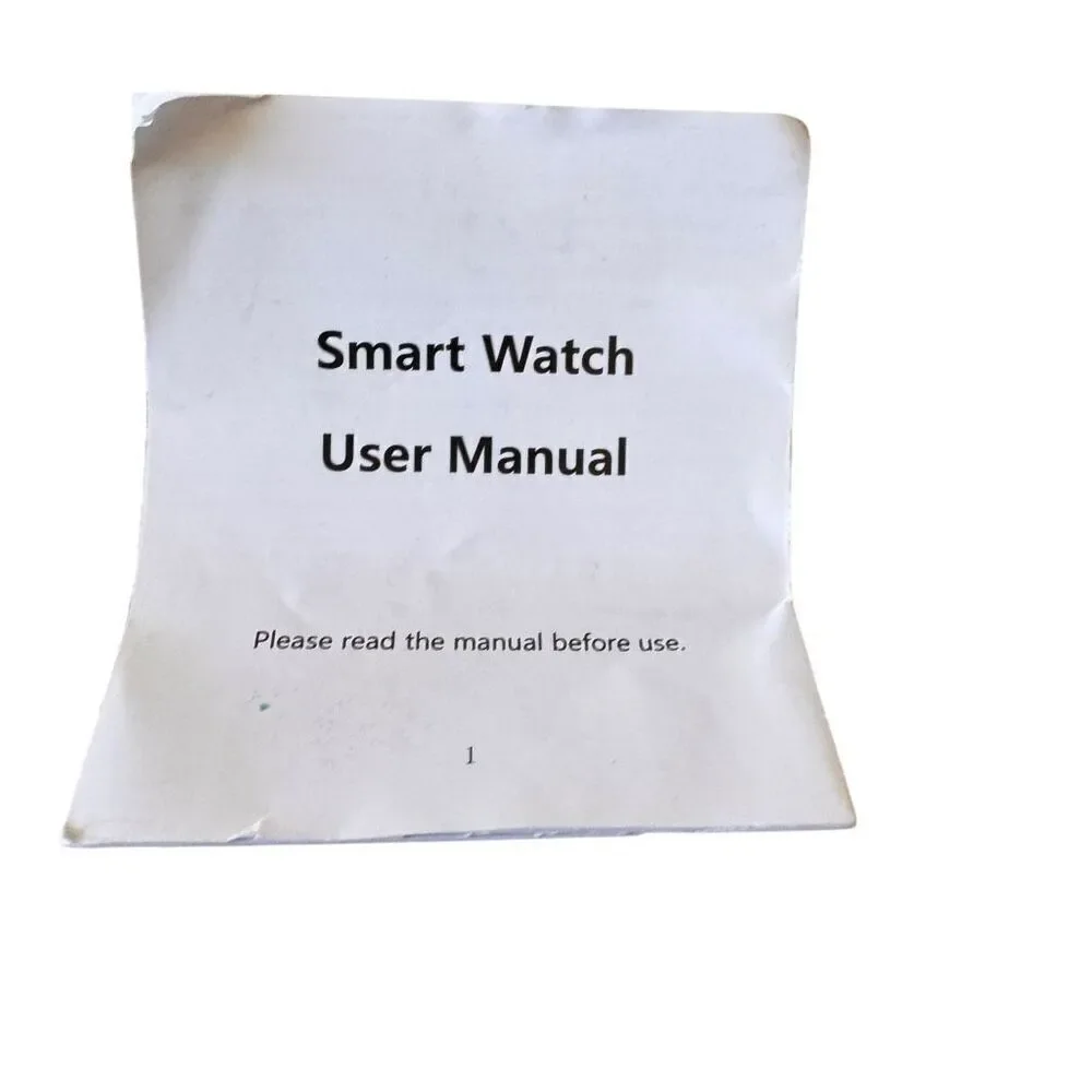 Unisex Black Smart Watch with Charger # 2483